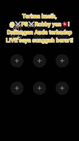 ⚔️FS⚔️Robby yen💥, terima kasih atas dukungan luar biasa Anda di LIVE saya! Saya akan terus membuat konten LIVE yang lebih baik! @⚔️FS⚔️Robby yen💥 #tiktoklive #livehighlights #livegift #sourbuddy #limunsegar 