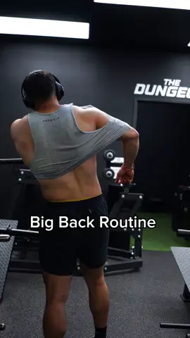 Big back routine #fyp #gym #GymTok #motivation #gains 