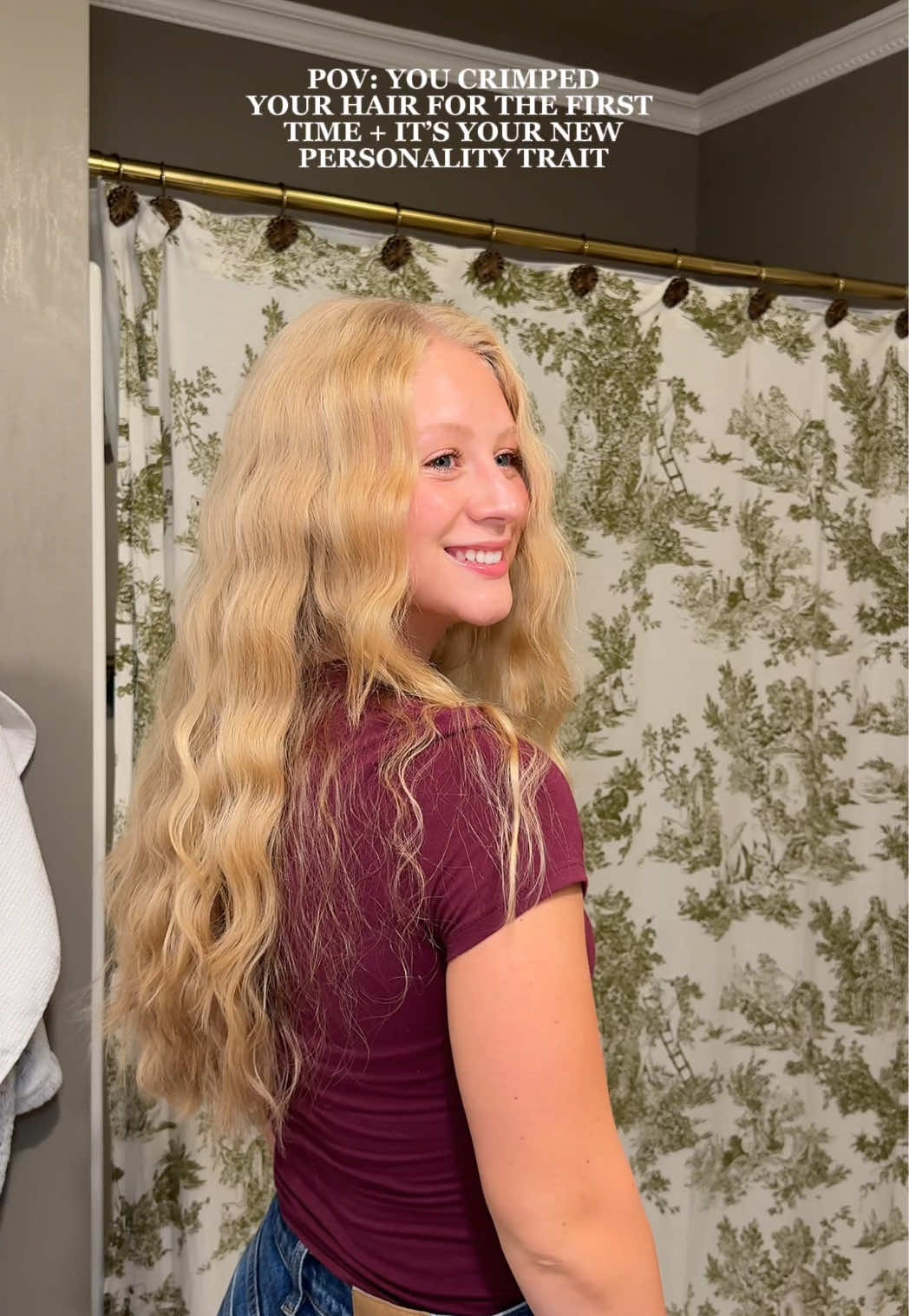Why have I never tried this before???? @TYMO BEAUTY #hairtok #hairstyle #wavyhair #hairinspo #hairstyleideas 