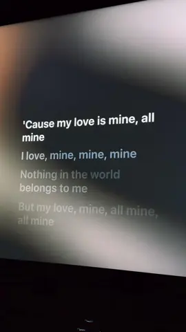 my love mine all mine #mitski #lyrics #fypシ #musictok #lyricsvideo 