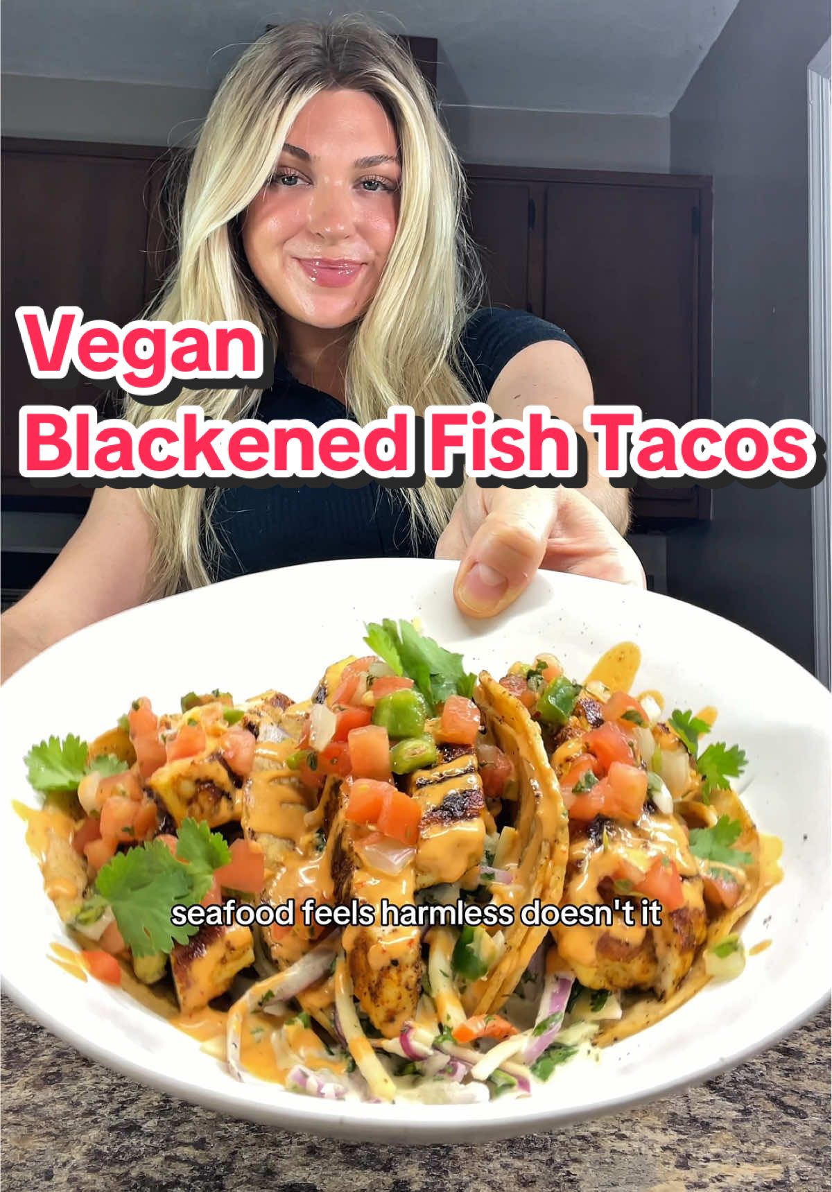 The truth is, what’s on our plates has a cost most people never see. So here’s a reminder that we don’t need to destroy the ocean and harm animals to enjoy good food 🌱 #veganseafood #veganfish #sustainable #sustainableliving #plantbased 