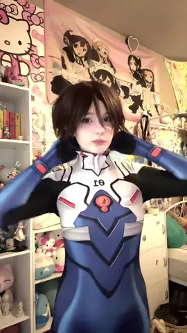 I felt like a femboy in this LOL #cosplay #evangelion #shinjiikari #anime 