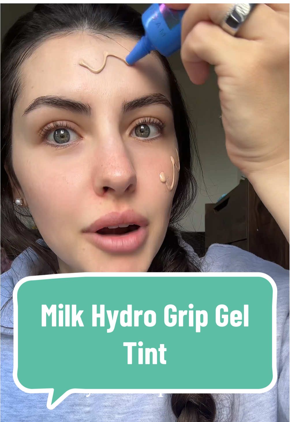 Milk Hydro Grip Gel Tint in the shade #5! I love how hydrating this is without feeling slippery!  @milkmakeup #milkmakeup #hydrogripgeltint #milkhydrogrip #spotlightfinds 