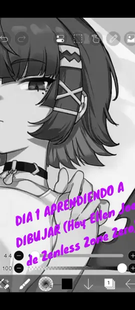 Este es mi primer dibujo en esta app ví solo 2 videos antes y de verdad no conozco nada de dibujo más de lo que he visto aquí en tiktok sin embargo desearía aprender a dibujar para poder mejorar y quizás algún día poder animar. En este caso estoy calcando porque mi trazo es una porquería así que me recomendaron que calcara para familiarizarme con la app, mejorar mi trazo, comprender un poco como jugar con las líneas los colores y las sombras. sin embargo aún me queda un largo camino por delante. Espero les guste mucho 💗💗💗 #dibujo #1 #fyp #viral #zenlesszonezero 