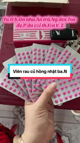 Viên rau củ hồng nhật bản#viral #xuhuong #foryou #viralvideo #vienraucunhatban 
