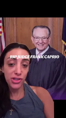 Condolences to his family! What a legend and genuinely good hearted man to walk this earth! #judgefrankcarprio 