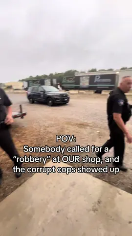 Like uh bro it’s our shop first off, second we are aloud to record a public servant. #cops #corruptcops 