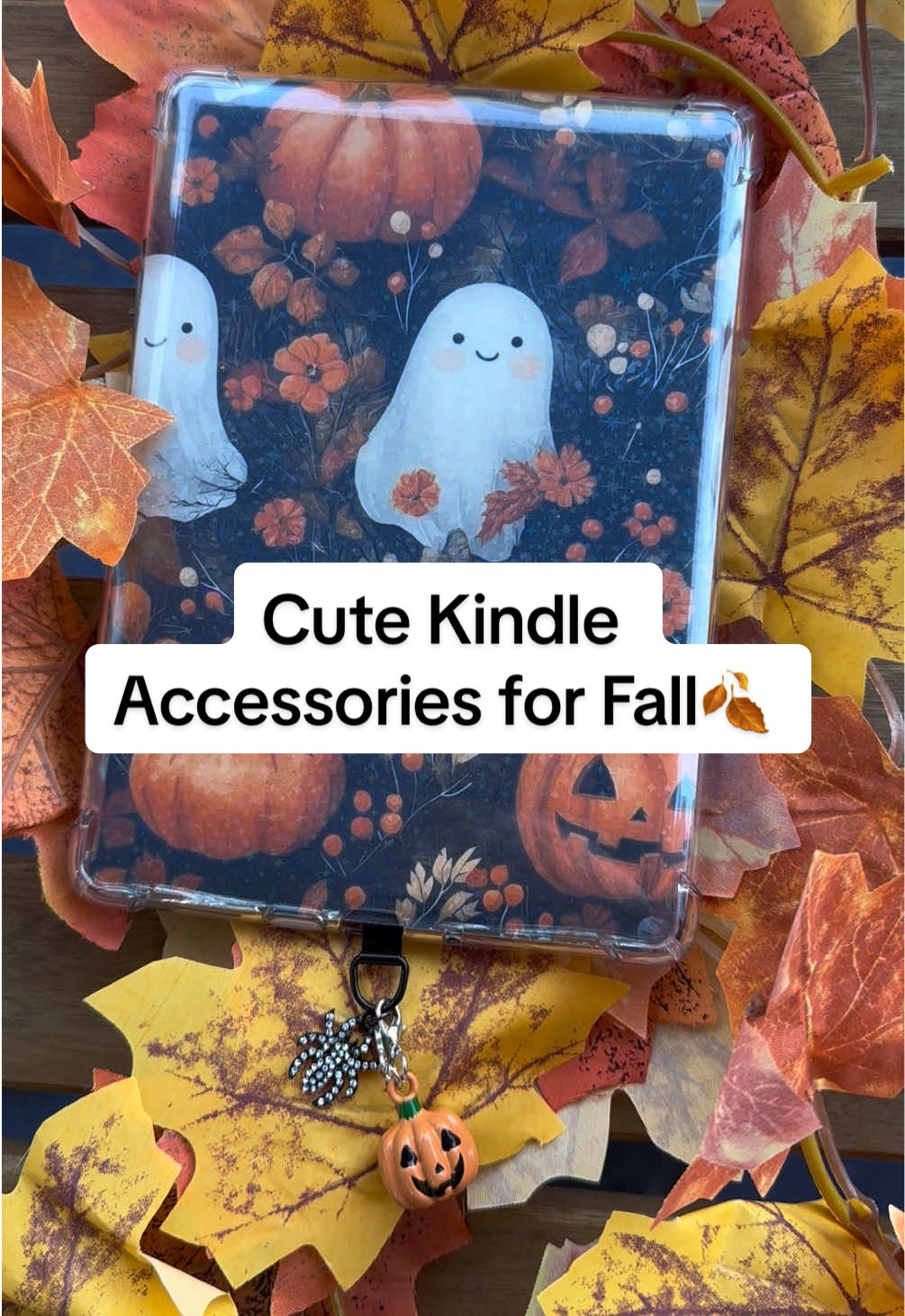 🍂Besties! Time to accessorize for fall!🍂 You’ll need: 🎃 Clear Kindle Case - Amazon 🎃 Kindle- Amazon 🎃 Kindle Insert -@Moss & Margins  🎃 Kindle/Phone Tether- TikTok Shop 🎃 Charms- Hobby Lobby and Michaels 👻Lmk what you think! Links are in my bio- some are affiliate!💕💕 #kindle #kindleunlimited #kindlecase #kindleinsert #kindlecharms   @Michaels Stores @Amazon @Hobby Lobby 