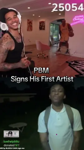 Plaqueboymax signs his first artist.  #pbm #plaqueboymax #5star 