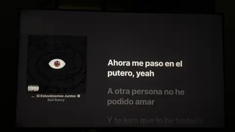 Si estuviésemos juntos👁️-bad bunny 🐰  #paratii #fyp #applemusic #musica #badbunny 