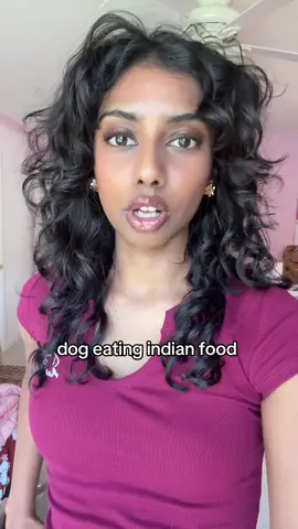 and i don’t want to hear anyone saying my dog shouldn’t eat indian food whatever he is literally indian🙄🙄 #dog #indianfood #indiandog #fyp #xoxonandini 