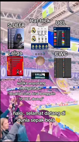 yang begini di bandingin sama sixtuple doang, gak setara🤭 #Realmadrid #championsleague #fifacpubworldcup #championsleague #fyp 