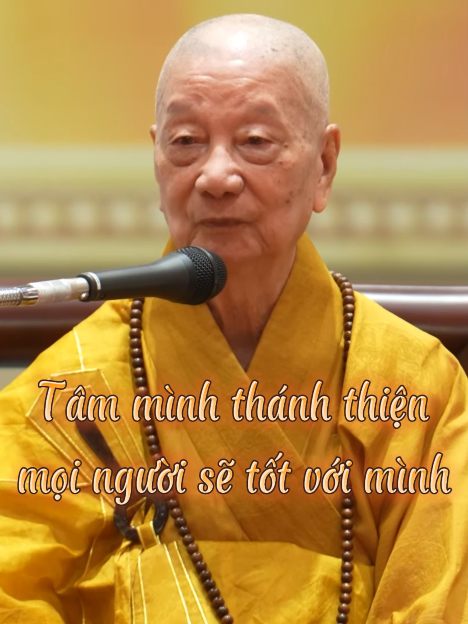 Tâm mình thánh thiện, mọi người sẽ tốt với mình. Hòa Thượng Thích Trí Quảng khai thị #thichtriquang #hoathuongthichtriquang #nghephap #tutap #phatphap #phatgiao #daophat #daotrangphaphoa