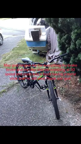 When I crashed i stand up and survive #god #jesus #luck #crashing #bikewobble