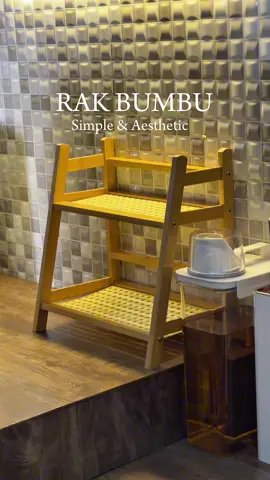 Rak bumbu cantik bikin aesthetic dapur, yuk samaan bun🥰
