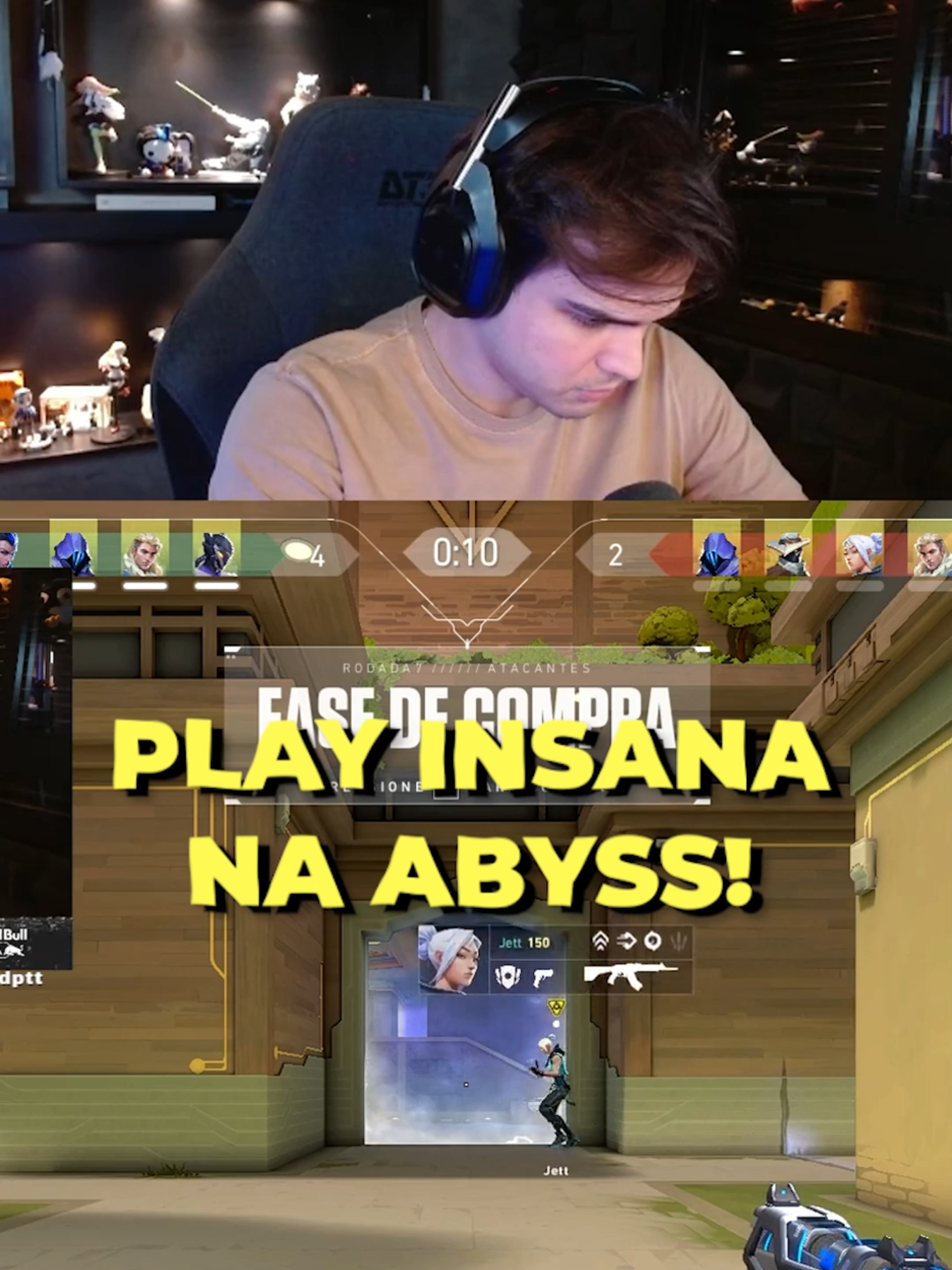 ABYSS VOLTOU E EU VOU IMPRESSIONAR VOCÊS, SE LIGA #Valorant #valorantbr #valorantgaming #valorantclips #xarolavalorant #xarola #yoru