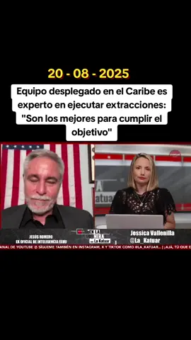 Tienen la capacidad total para proteger intereses norteamericanos: Jesús Romero, ex oficial de inteligencia de EEUU. Jessica Vallenilla  @la_katuar  #EnLaMiraConLaKatuar  #venezuela #entrevista #analisis #20deagosto 