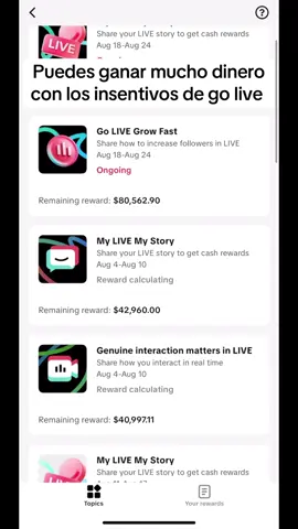 #LIVEIncentiveProgram #GoLIVEGrowFast #PaidPartnership 