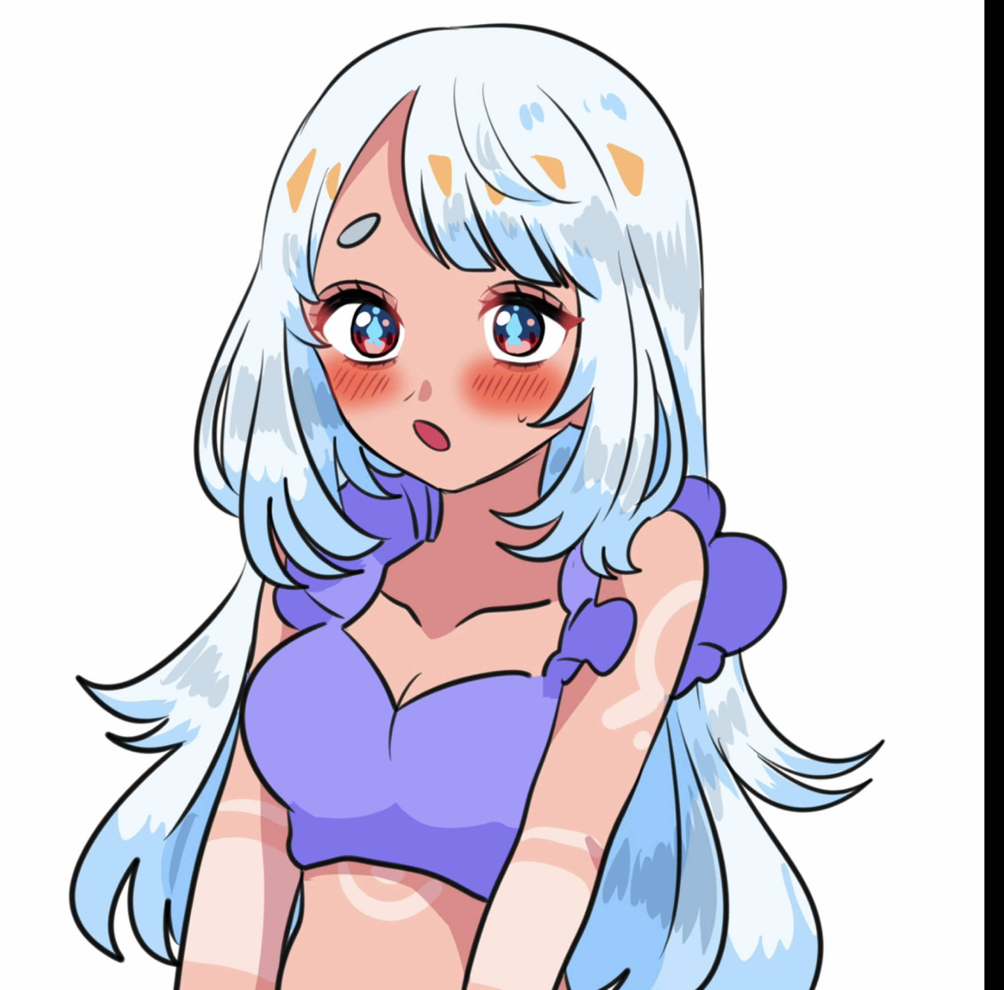 I can't stop drawing themmmm #pixelshark #kinilani #kinichxmualani #GenshinImpact 