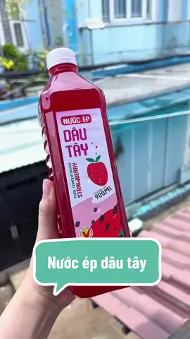 Nước ép dâu tây Đà Lạt chua ngọt thơm ngon, tiện lợi #nuocep #nuoceptraicay #dautay🍓 #juice #douong 