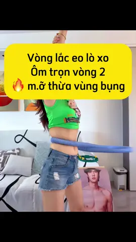 Vòng lắc eo lò xo mềm #tapbung #vonglaceoloxo #tapbung #giammo 