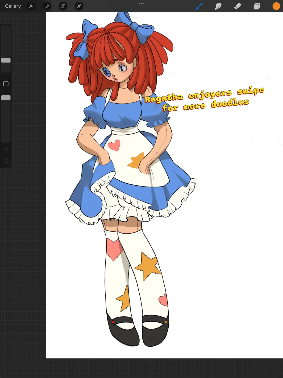 I want to draw her more I love her 😭  #tadc #ragatha #digitalart #digitaldrawing #digitalcircus 