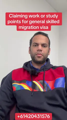 Claiming work or study points while here in australia make sure you claim it right #generalskilledmigration #189 #190 #491 #permanentresidency 