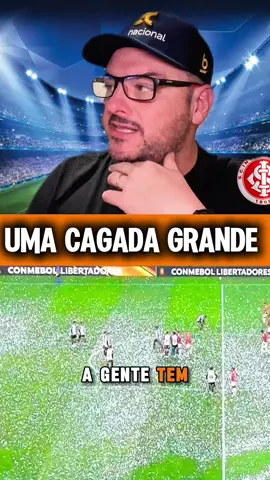 UMA TREMENDA CAGADA NÉ SEU INTER…… . . . . .#ricaperrone #libertadores #international #flamengo #polemica 