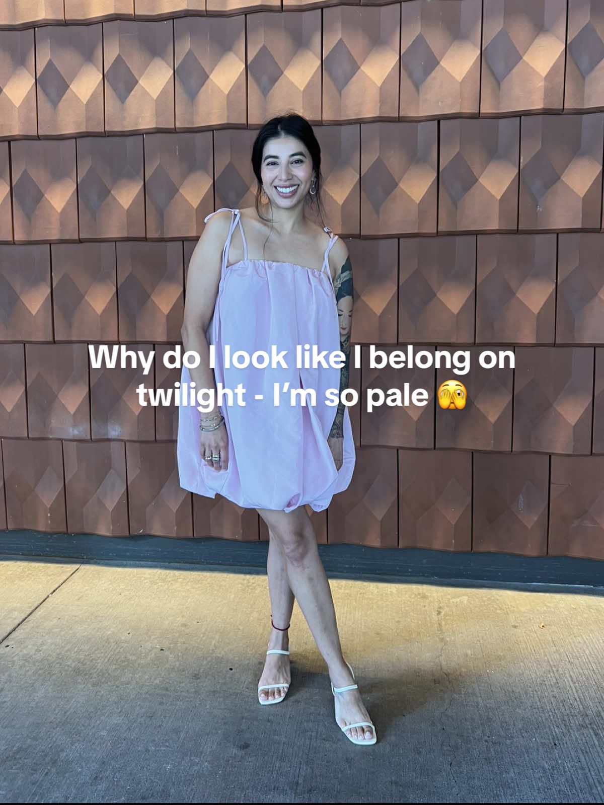 This dress + Lychee Martini = Happy Anniversary 🤍 