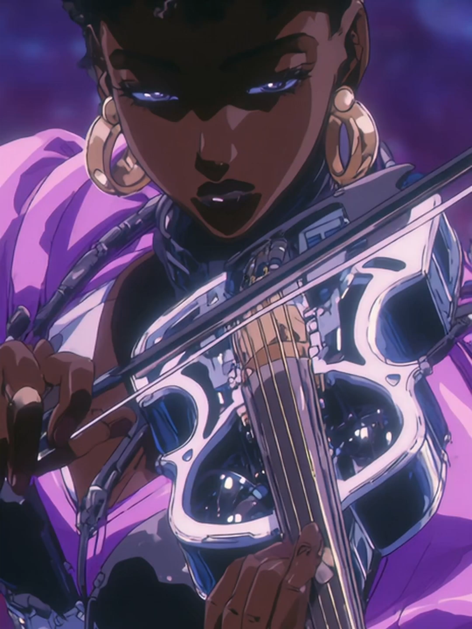 Step into a 90’s anime dream where Afrofuturism meets cyberpunk lofi beats, bold colors, and legendary energy.  Which scene should we bring to life next?  Drop your pick in the comments  #RetroAnime  #Cyberpunk #Toonami #AfroFuturism  #PMDarkAlley #BlackAI #BlackAIArt #90sAnime #90sAnimeStyle #blackgirlmagic #aianime #ToonamiVibes #BlackTikTok #animeedit #animeart #lofiaesthetic