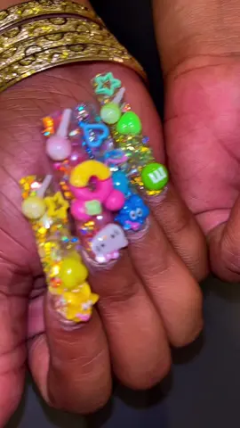NAILS 💅🏾 🩷💚💙💛💜 #fyp #nailsartvideos #nailsalon #nailsart #nails💅 