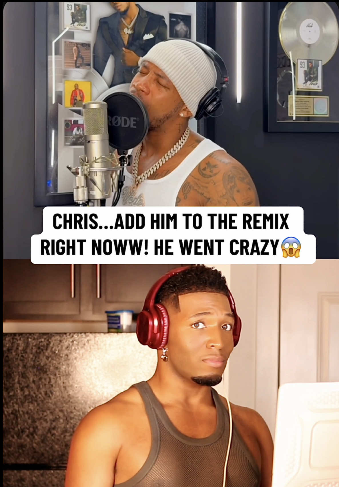 VEDOOOOOO😨😰🔥🔥 @vedothesinger #itdepends #itdependschallenge #chrisbrown #vedo #rnb 