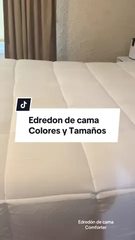 Edredón comforter se cama como si fuera se hotel.  #edredon #conforterbedset #conforter #homedecor 