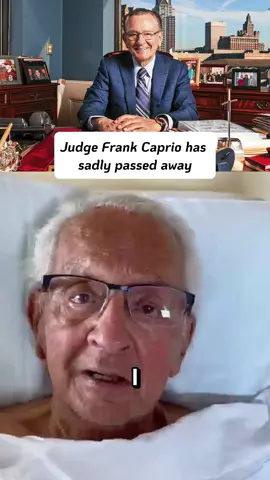 Juge Frank Caprio has sadly passed away #frankcaprio #foryou #rip 
