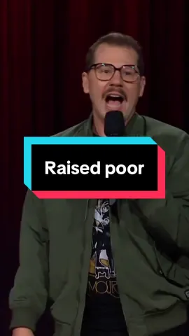 Sometimes you’re talking to a friend and then realize you have very different definitions of what being raised poor means #standupcomedy #poor 