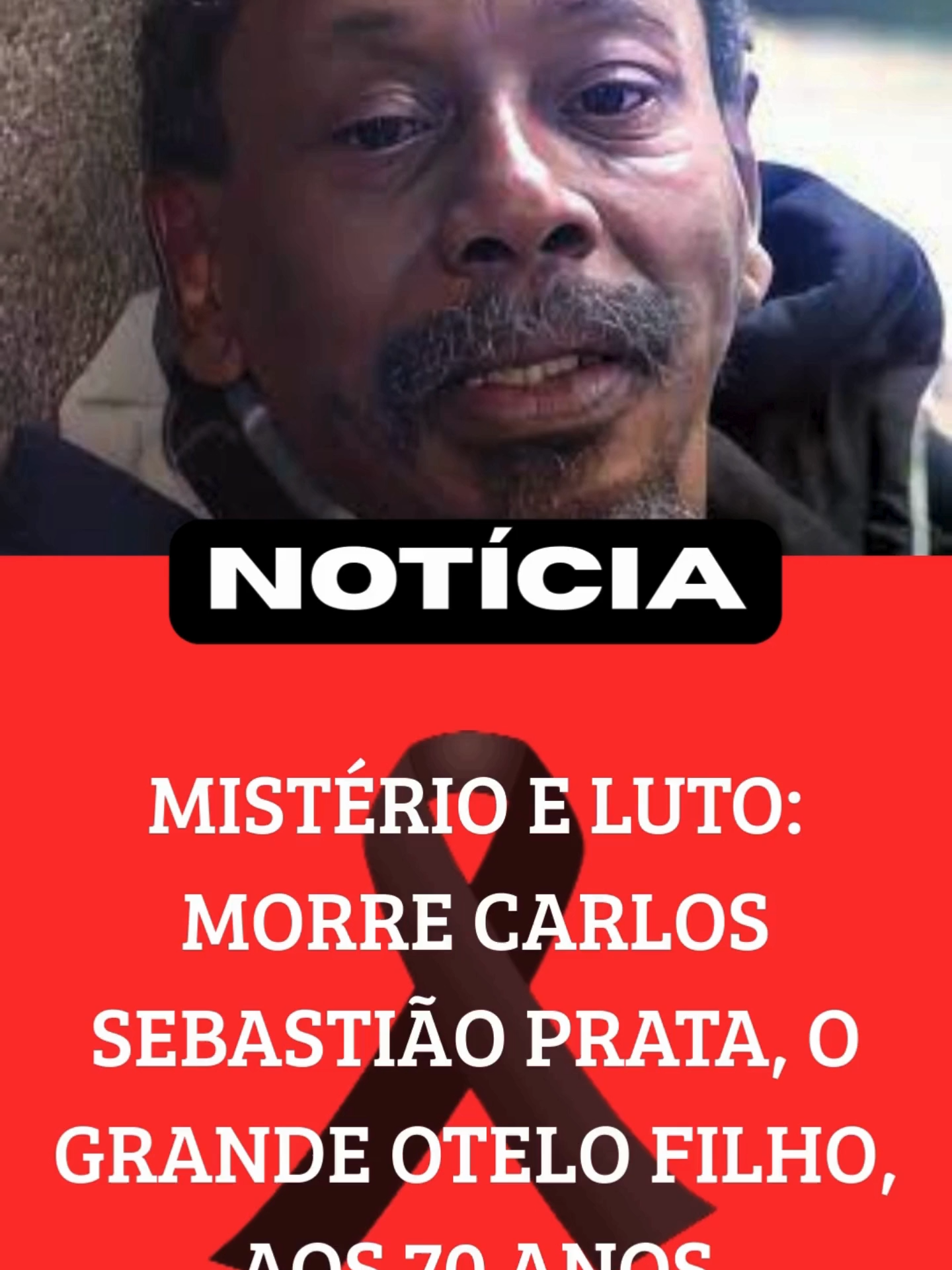 MISTÉRIO E LUTO MORRE CARLOS SEBASTIÃO PRATA, O GRANDE OTELO FILHO, AOS 70 ANOS    #GrandeOteloFilho #CarlosSebastiãoPrata #LutoNoCinema #NotíciasDeFamosos #CulturaBrasileira