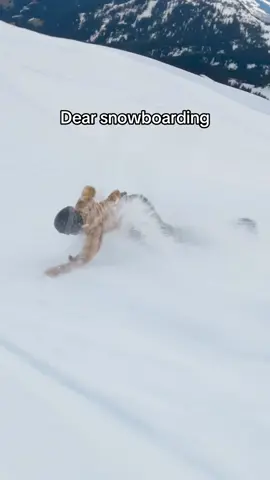 A love story 💕 #snowboarding #fyp 