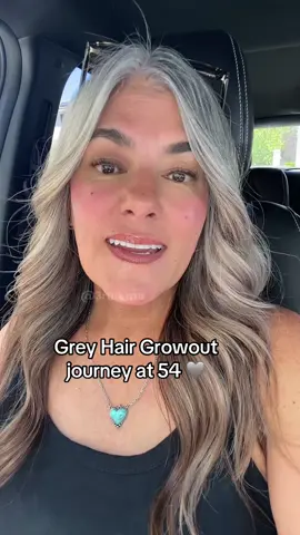 🩶🩶  have you started your journey yet? ##greyhairgrowout##silverhairinfluencer##silverhair