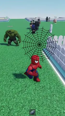 Heh I’m too clean #roblox #spiderman #hulk #roblox #marvelrivals 
