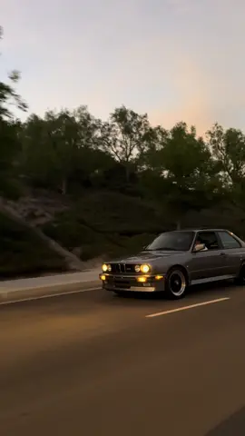 vibes #cali #e30m3 #sunset 