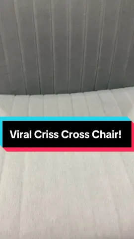 This criss cross chair is everything I wanted and then some for my work from home job. If you’re looking for a good chair for yours, make sure to grab this up!! #crisscross #crisscrosschair #officechair #wfh #fyp 
