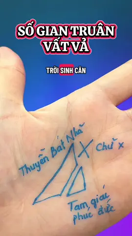 Số gian truân vất vả #vậnmệnhradio #xh #LearnOnTikTok #xemchitay #boichitay 