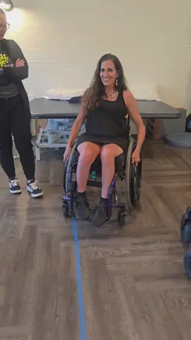 This first time using my manual wheelchair in over 2 months. I was allowed to wheel around for 20 minutes.   Oh it felt so nice to be back in the chair I love.  #disability #wheelchairlife #spinalcordinjury #fyp 