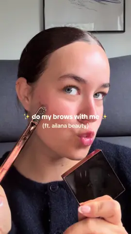 thank you @Ailana Beauty for making the easiest product to achieve fluffy & defined brows!!#grwm #brow #gifted 