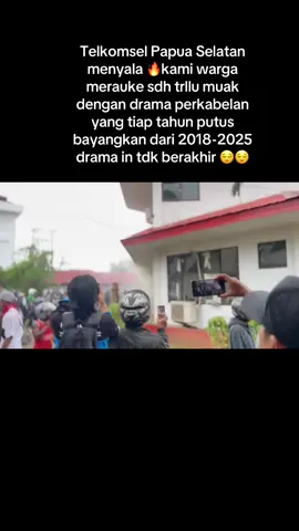 By” Telkomsel , biar kam tau jg kalau kita in su trllu bnyk sabar dri tahun 2018-2025 drama dgn kabel putus  #telkomsel ##papuaselatan #timik 