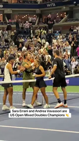 Back-to-back US Open Mixed Doubles Champions 😮‍💨 #USOpen #nyc #tennis 