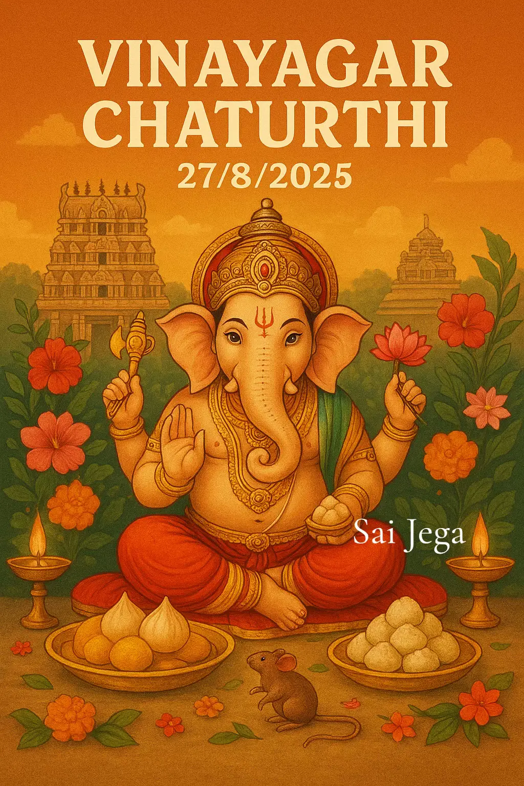 Meaning & Significance 	•	Celebrates the birth of Lord Vinayagar (Ganesha), the son of Lord Shiva & Goddess Parvati. 	•	He is known as Vighnaharta (remover of obstacles), Buddhi Pradayaka (giver of wisdom), and Prosperity bringer. 	•	People pray to him first before starting any new work, because he blesses with success. #vinayagarchathurthi #ganeshchaturthi #vinayagar #fyp #fyppppppppppppppppppppppp 