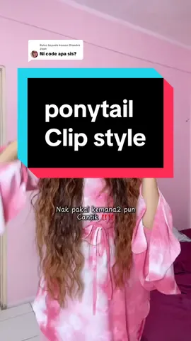 Membalas kepada @Diandra Joan tak kisah rambut ori warna apa, ambil yg color2 pun cantik sis bila pakai ☺️🫰🏻 tapi kalo suka lebih natural ambil color ikut rambut ori sis la ☺️ #ponytail #ponytailhairstyle 