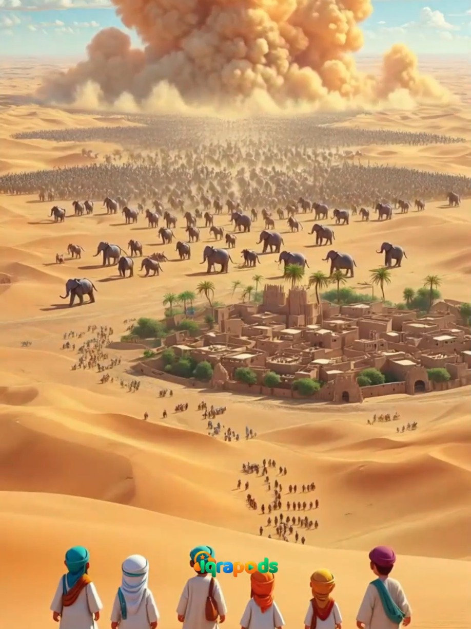 Versi Surah Al Fil (Gajah)  kalian lebih suka versi cerita (video sbelumnya) atau versi yng seperti ini? #iqrapods #kisahislami #sejarahislam 