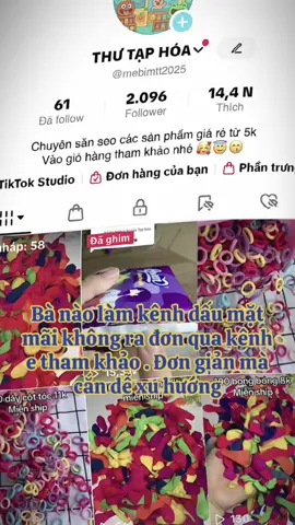 Mấy bà tham khảo kênh của e nha . Kênh e chưa được 1 tháng 